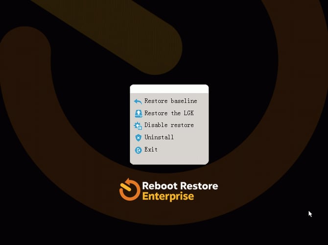Reboot Restore Subsystem Console